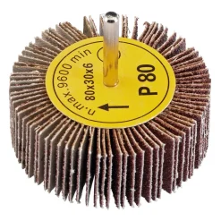Abrasive Flap Wheel, 80 x 30mm, 80 Grit