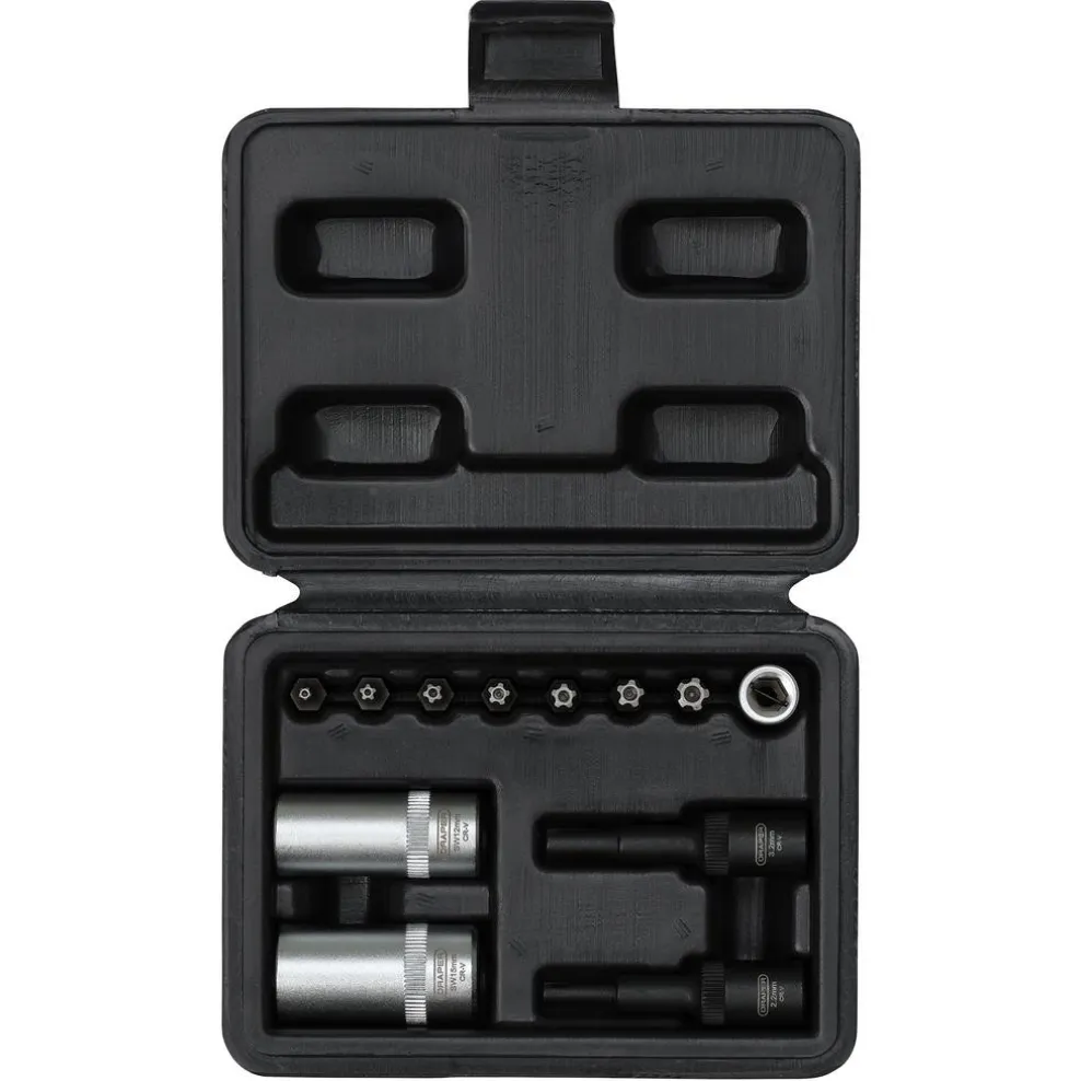 Air Conditioning and ECU Tool Kit, 1/4" Sq. Dr. (12 Piece)