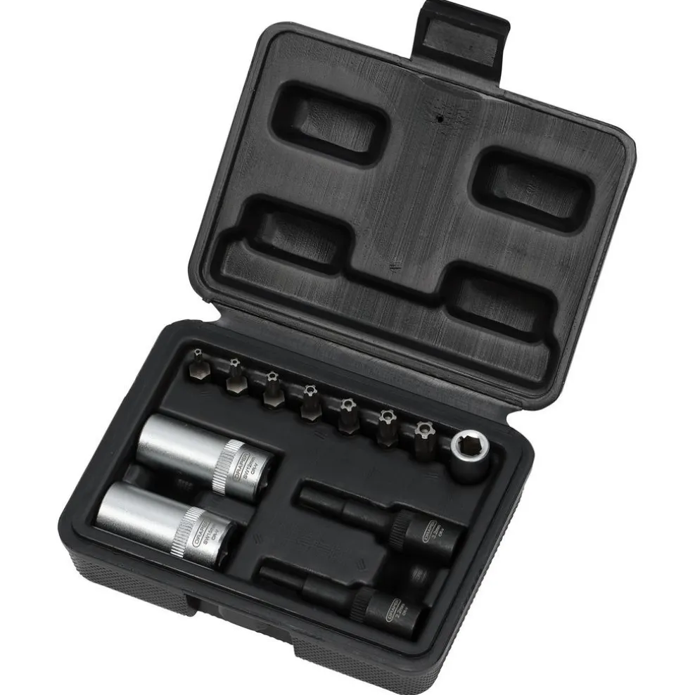 Air Conditioning and ECU Tool Kit, 1/4" Sq. Dr. (12 Piece)