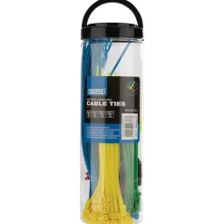 Assorted Coloured Nylon Cable Ties (Pack of 650)