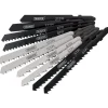 Assorted HSS & HCS Jigsaw Blade Set (10 Piece)