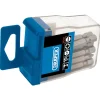 Assorted Insert Bits in Plastic Storage Case, 1/4" Hex (15 Piece)