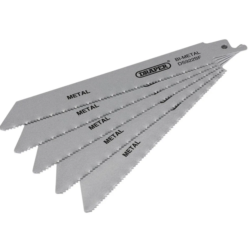 Bi-metal Reciprocating Saw Blades for Metal, 150mm, 14tpi (Pack of 5)