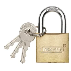 Brass Cylinder Padlock, 30mm