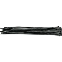 Cable Ties, 4.8 x 400mm, Black (Pack of 100)