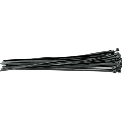 Cable Ties, 4.8 x 300mm, Black (Pack of 100)