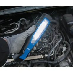 COB/SMD LED Rechargeable Inspection Lamp, 7W, 700 Lumens, Blue, 1 x USB Cable Supplied