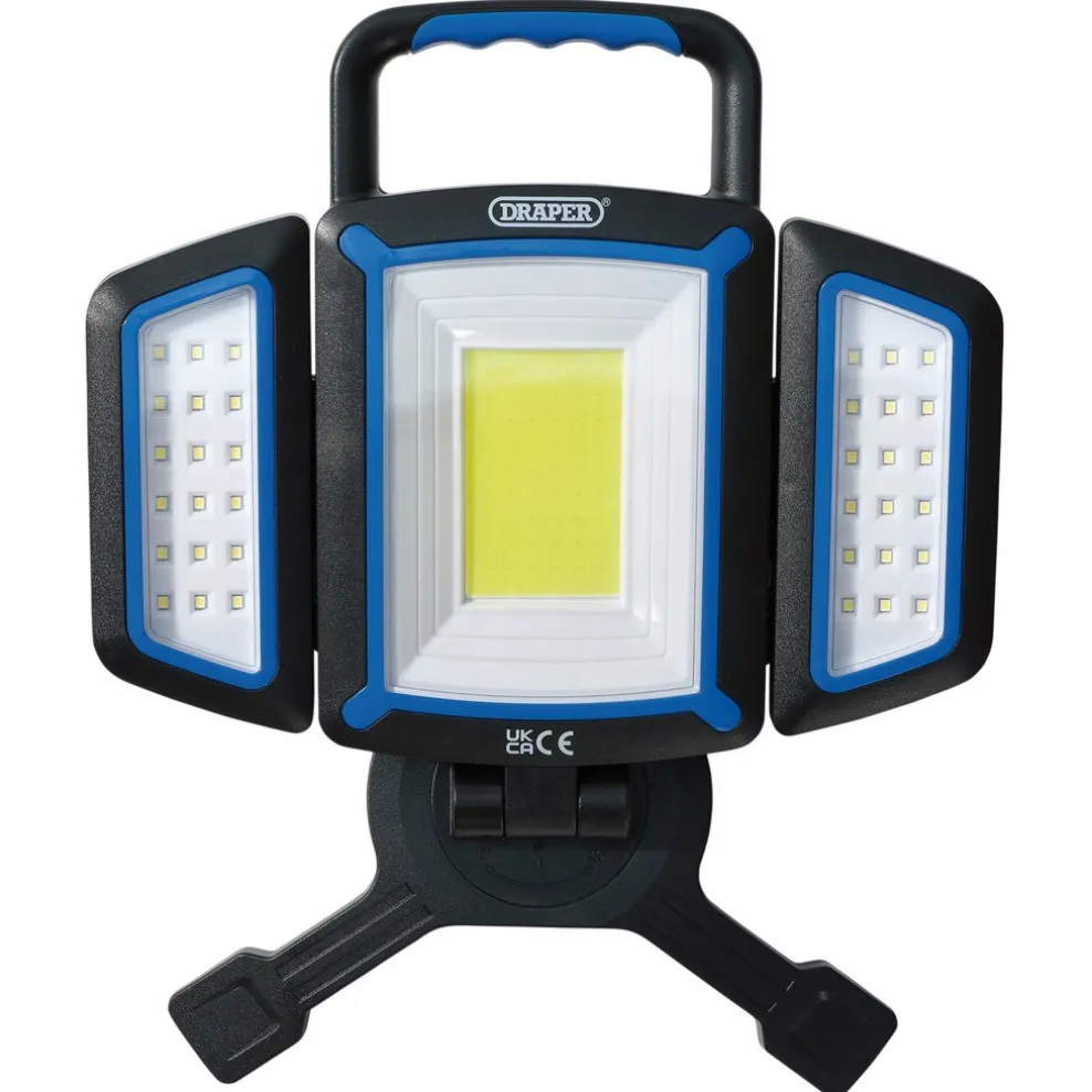 COB SMD Rechargeable Work Light and Powerbank, 18W, 2000 Lumens, USB-C Cable Supplied