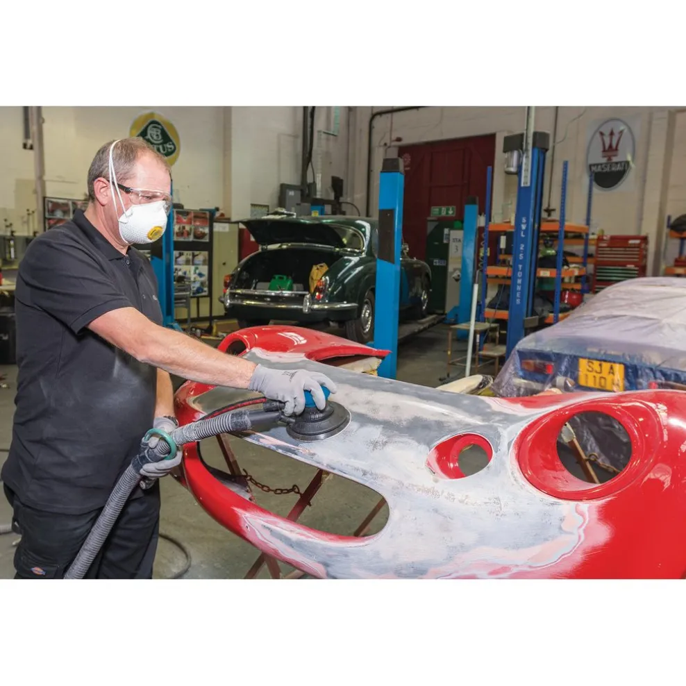 Composite Dual Action Air Sander, 150mm