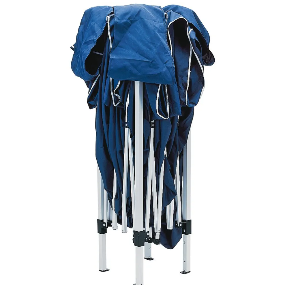 Concertina Gazebo, 3 x 3m, Blue