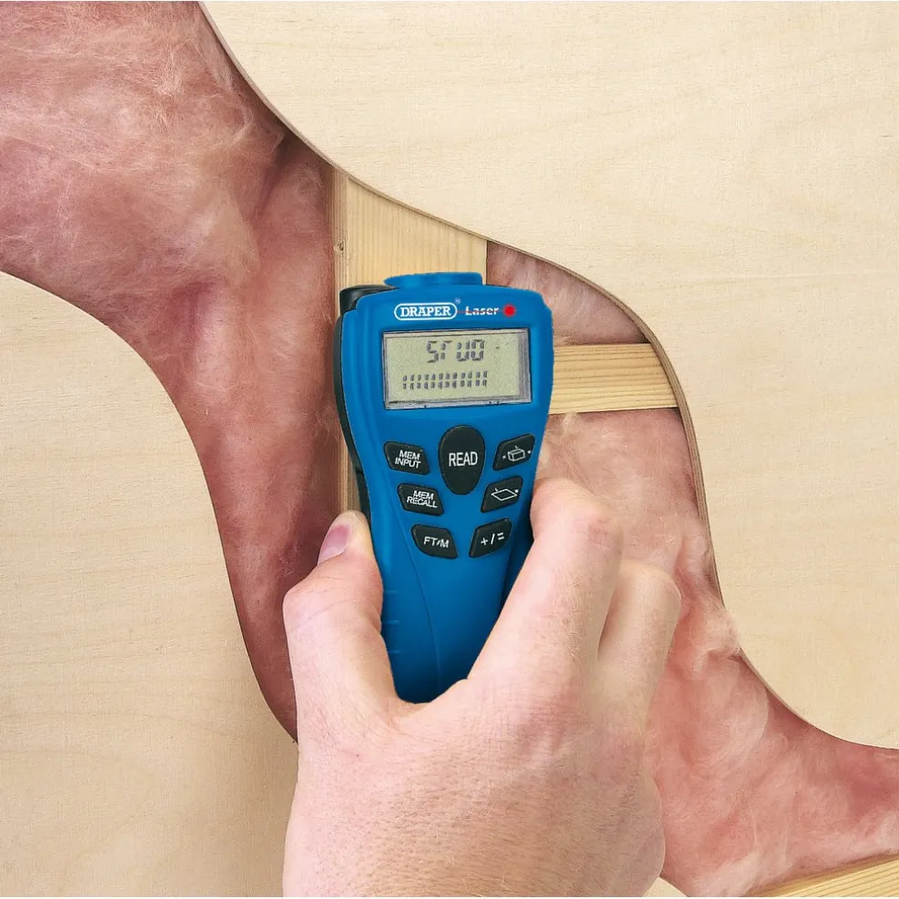 Distance Measure/Stud Detector with Laser Pointer