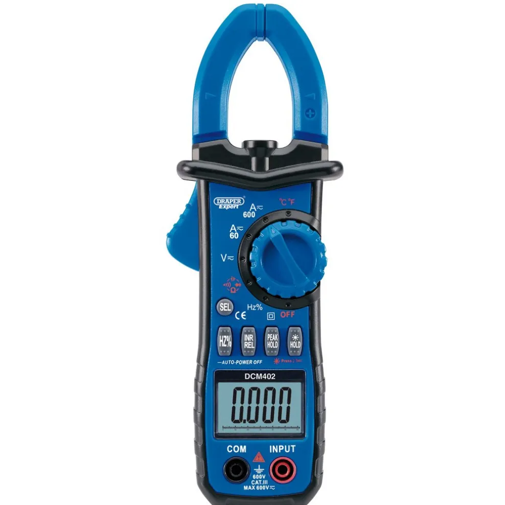 Draper Expert Auto-Ranging Digital Clamp Meter with Linear Bar Graph Function
