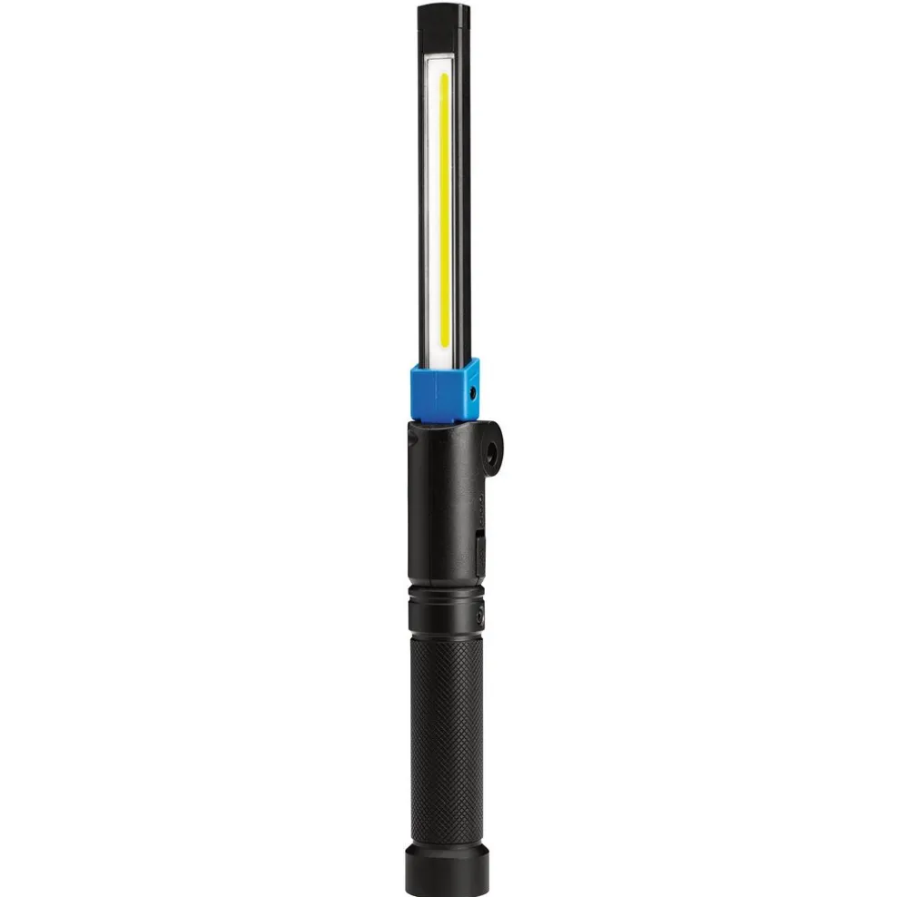 Draper Expert COB/SMD LED USB Rechargeable Folding Slim Light, 8W, 800 Lumens, USB-C Cable Supplied