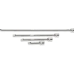 Draper Expert Extension Bar Set, 1/4" Sq. Dr., Polished Chrome (4 Piece)