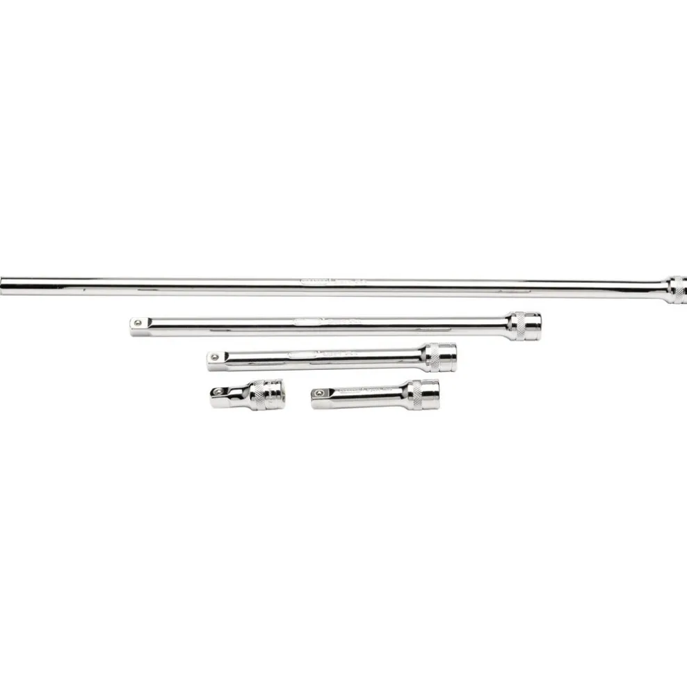 Draper Expert Extension Bar Set, 3/8" Sq. Dr., Polished Chrome (5 Piece)