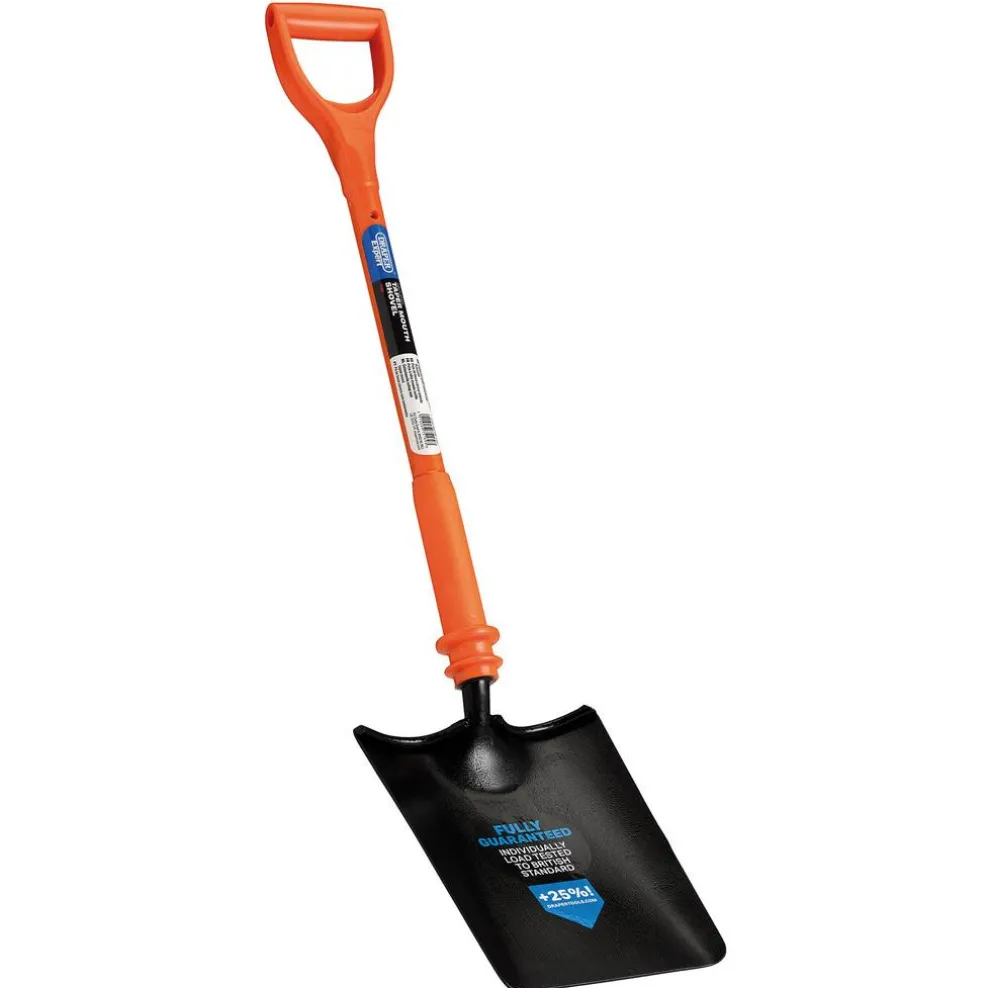 Draper Expert Fully Insulated Contractors Taper Mouth Shovel