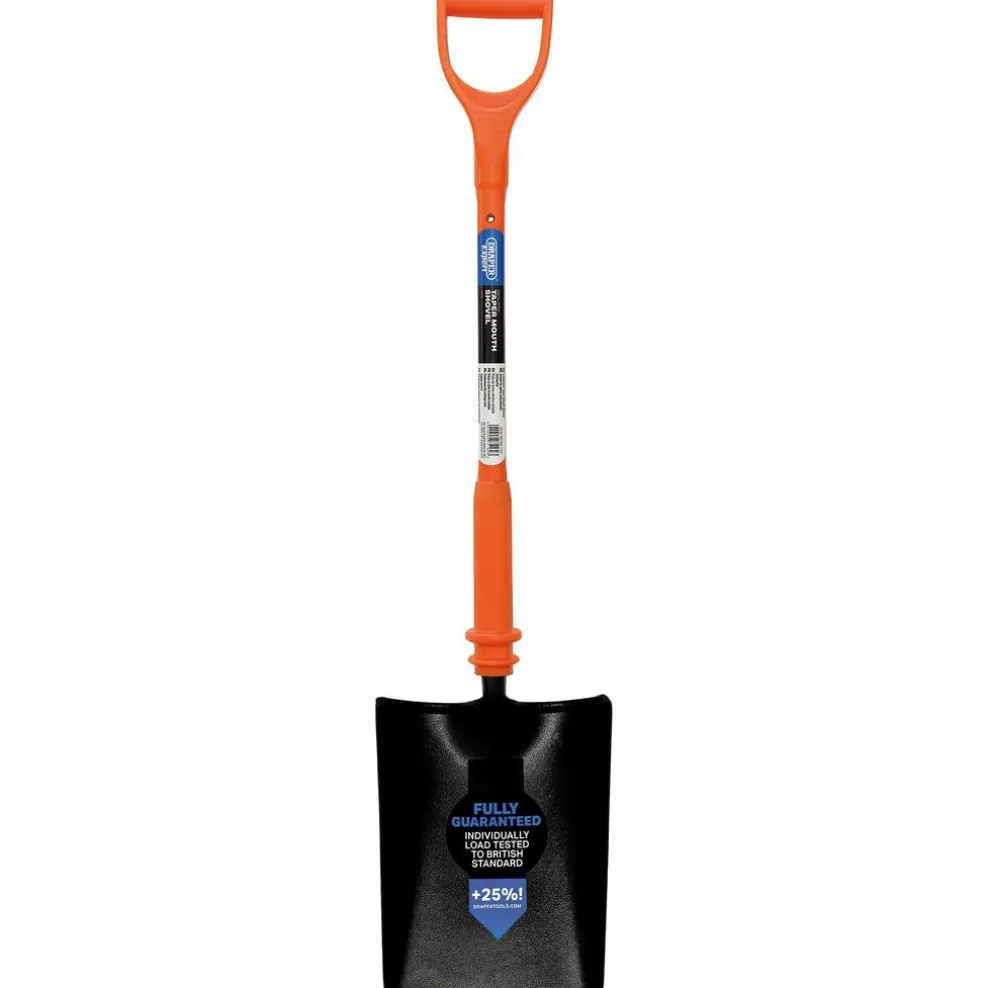 Draper Expert Fully Insulated Contractors Taper Mouth Shovel