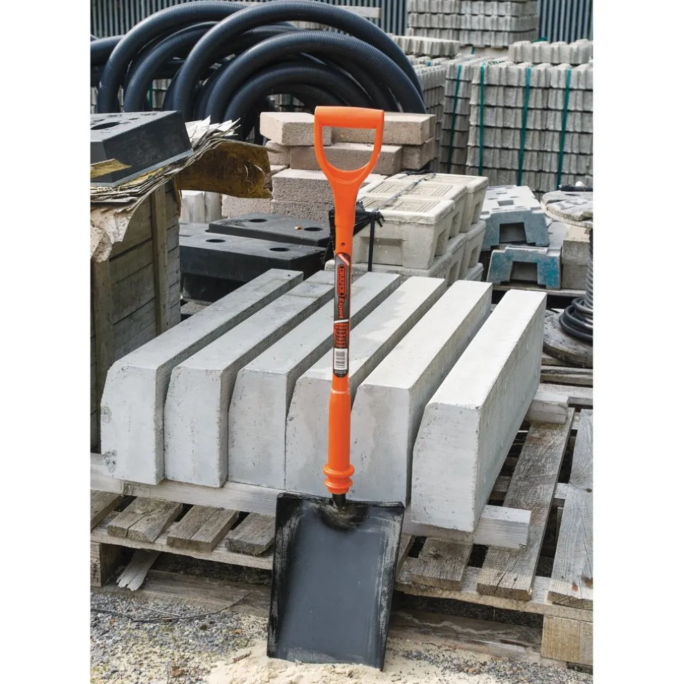 Draper Expert Fully Insulated Contractors Taper Mouth Shovel