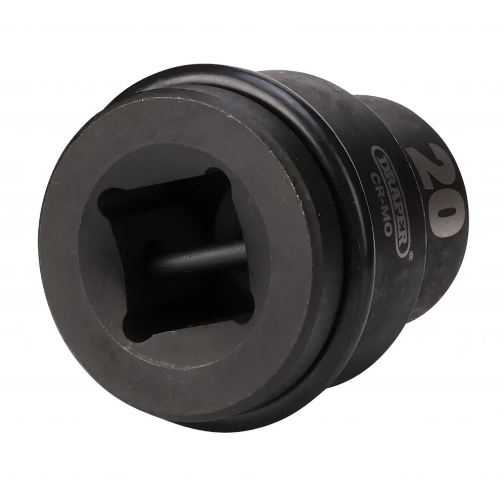 Draper Expert Hi-TORQ® Impact Socket, 3/4" Sq. Dr., 20mm