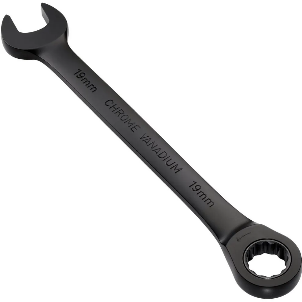 Draper Expert HI-TORQ® Metric Ratchet Combination Spanner, 19mm, Black