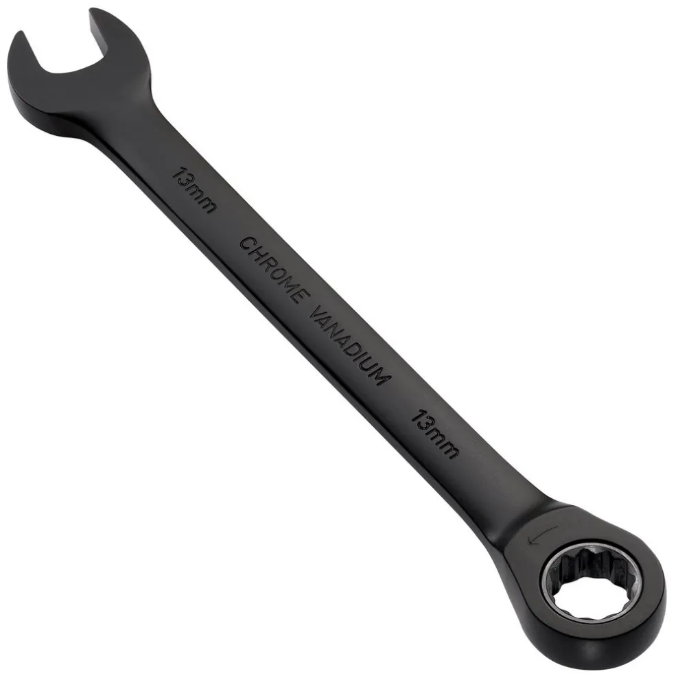Draper Expert HI-TORQ® Metric Ratchet Combination Spanner, 13mm, Black
