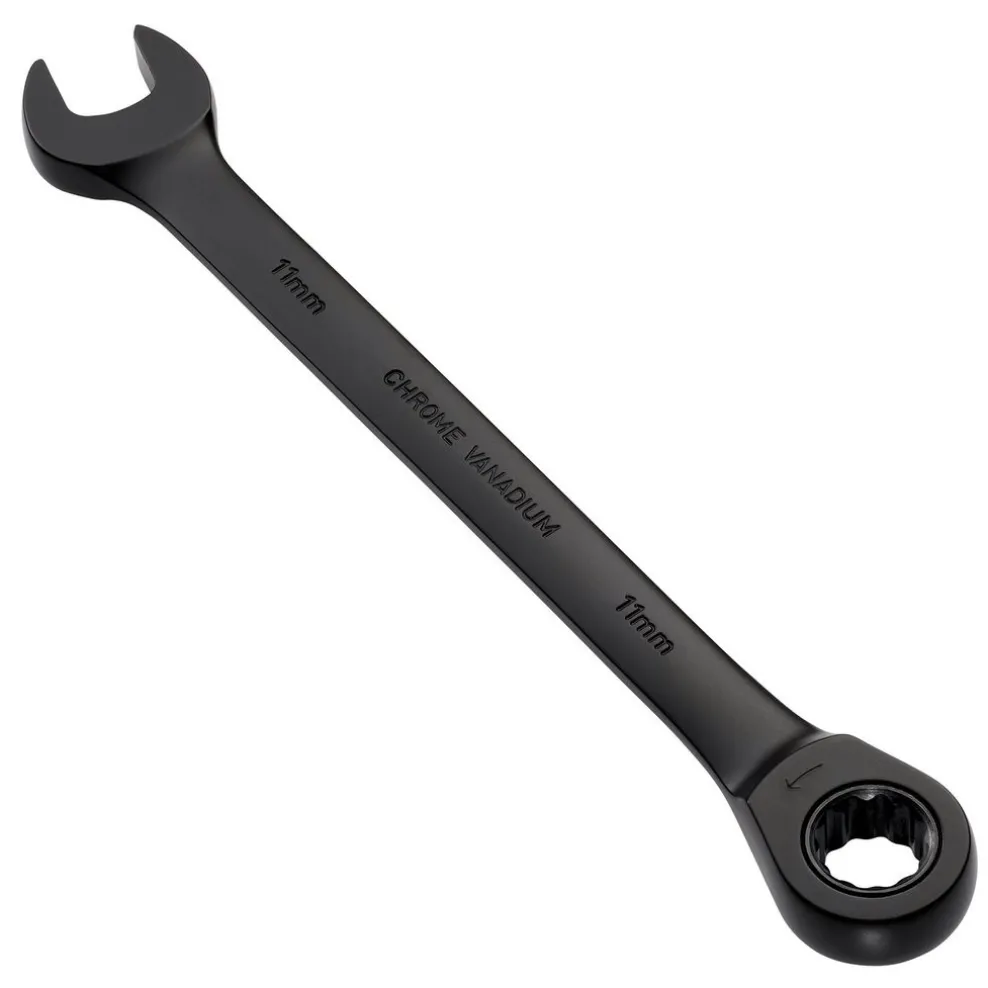 Draper Expert HI-TORQ® Metric Ratchet Combination Spanner, 11mm, Black