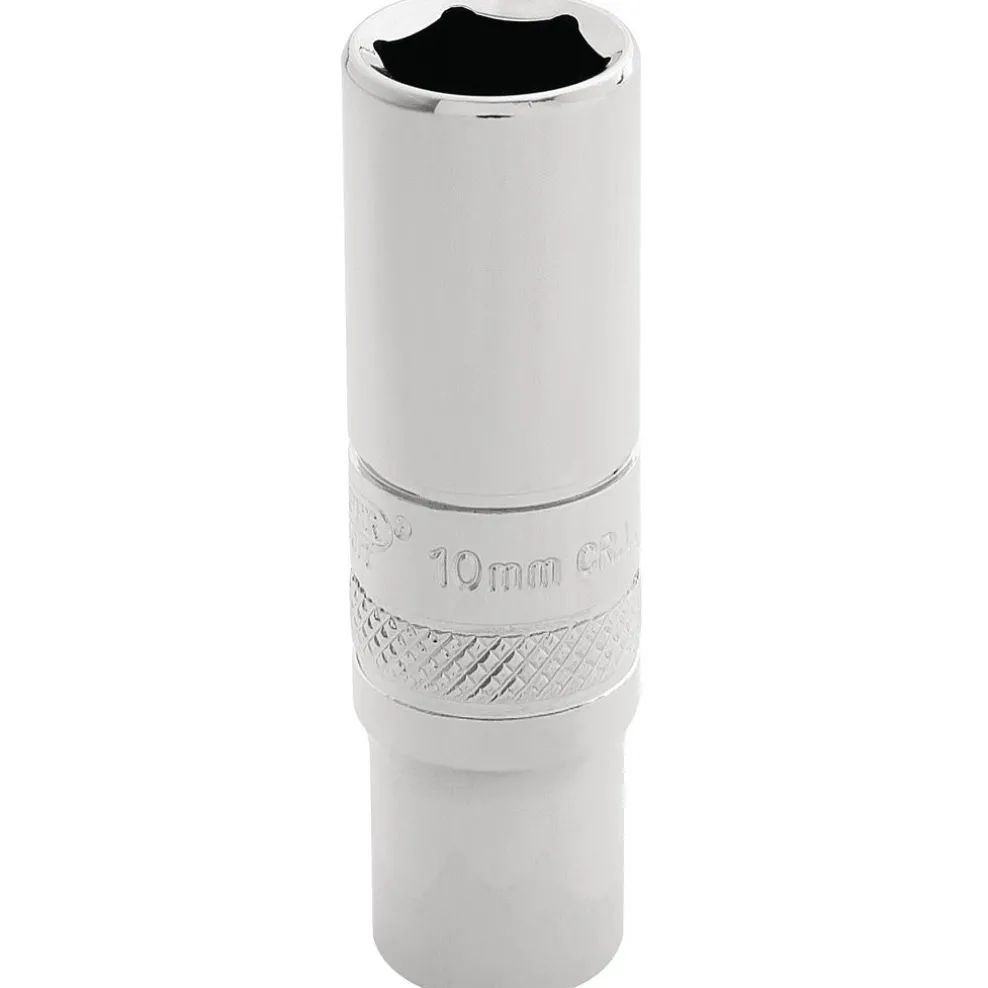 Draper Expert HI-TORQ® 6 Point Deep Socket, 1/4" Sq. Dr., 10mm