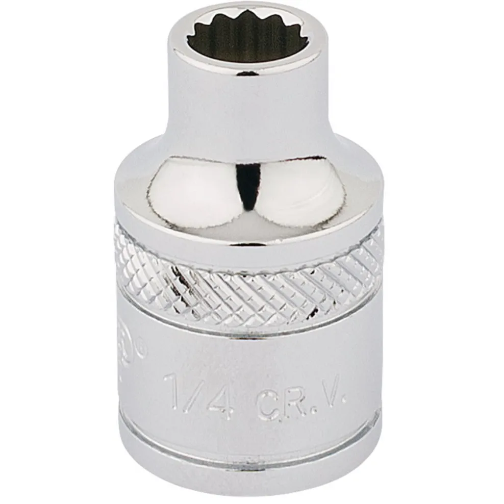 Draper Expert HI-TORQ® 12 Point Socket, 3/8" Sq. Dr., 1/4"