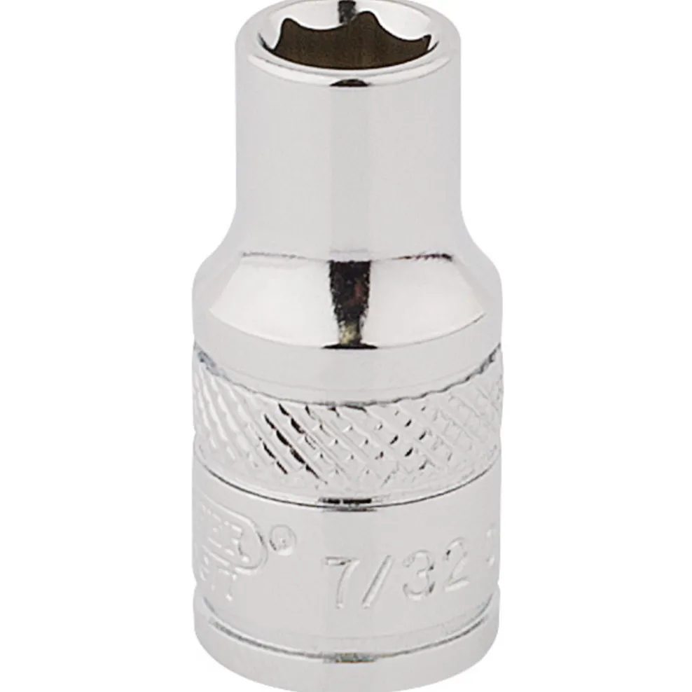 Draper Expert HI-TORQ® 6 Point Socket, 1/4" Sq. Dr., 7/32"