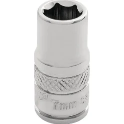 Draper Expert HI-TORQ® 6 Point Socket, 1/4" Sq. Dr., 7mm