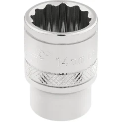 Draper Expert HI-TORQ® 12 Point Socket, 3/8" Sq. Dr., 14mm