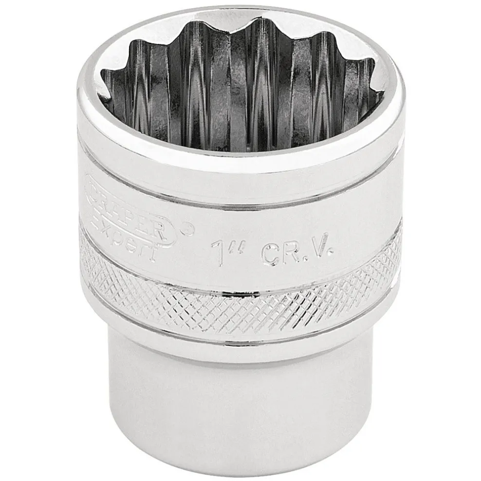 Draper Expert HI-TORQ® 12 Point Socket, 3/8" Sq. Dr., 1"