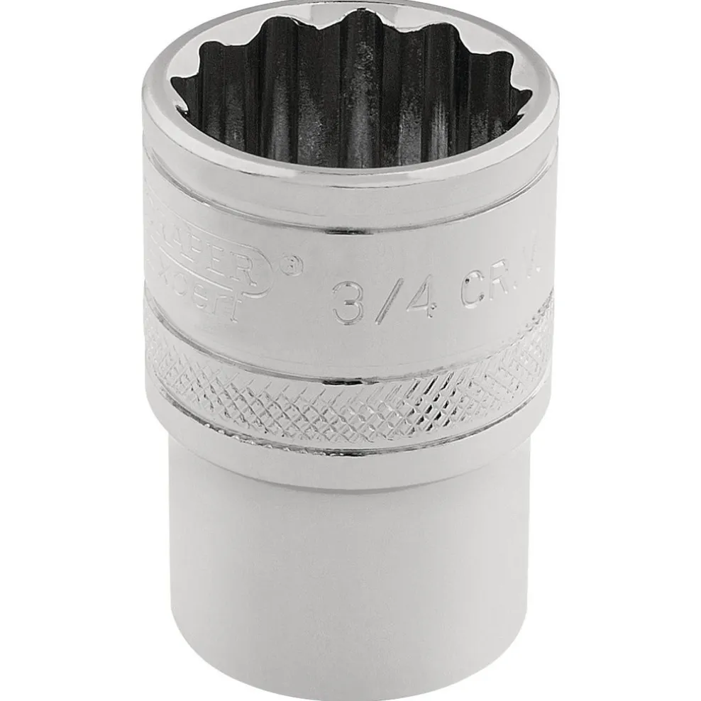 Draper Expert HI-TORQ® 12 Point Socket, 3/8" Sq. Dr., 3/4"
