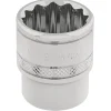 Draper Expert HI-TORQ® 12 Point Socket, 3/8" Sq. Dr., 19mm