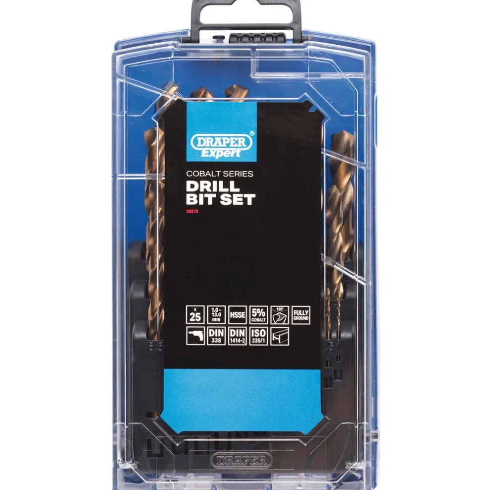 Draper Expert HSSE M35 Cobalt Drill Bit Set (25 Piece)