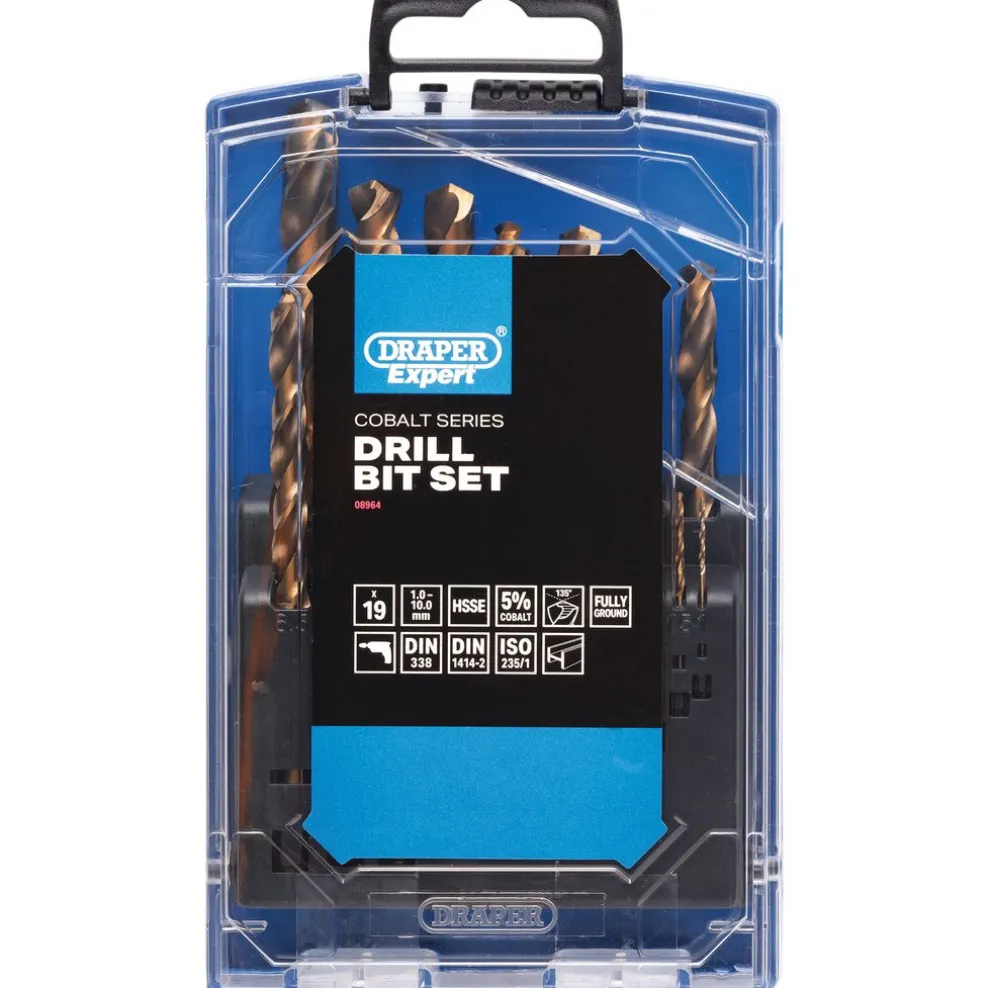 Draper Expert HSSE M35 Cobalt Drill Bit Set (19 Piece)