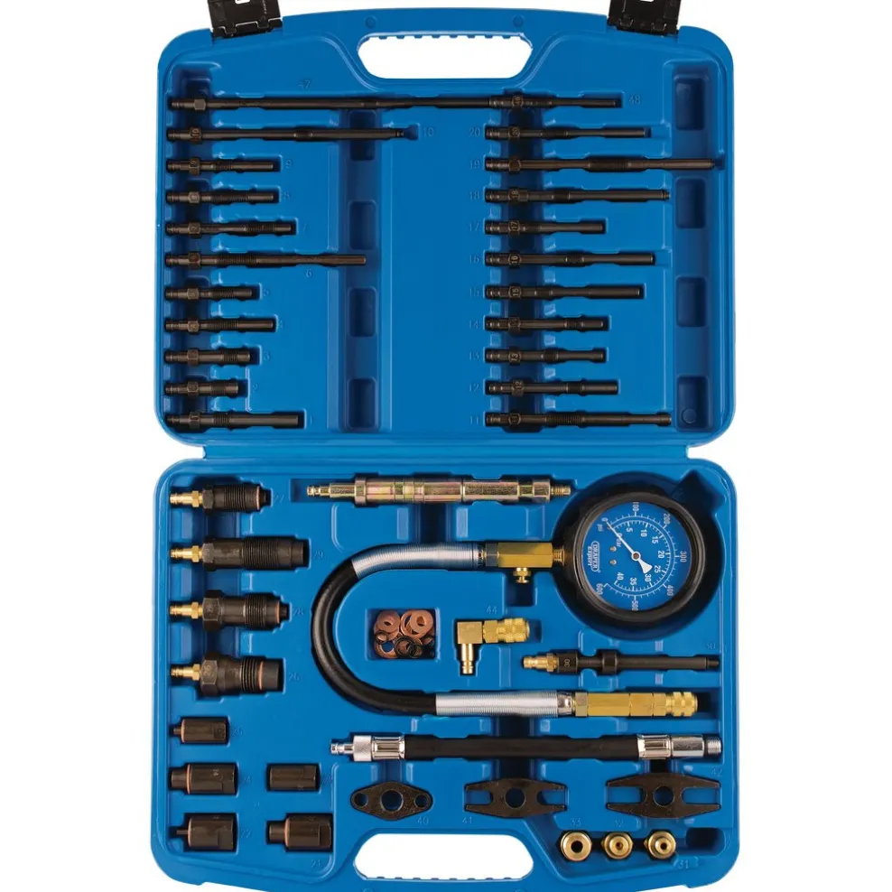 Draper Expert Petrol and Diesel Master Engine Compression Test Kit (42 Piece)