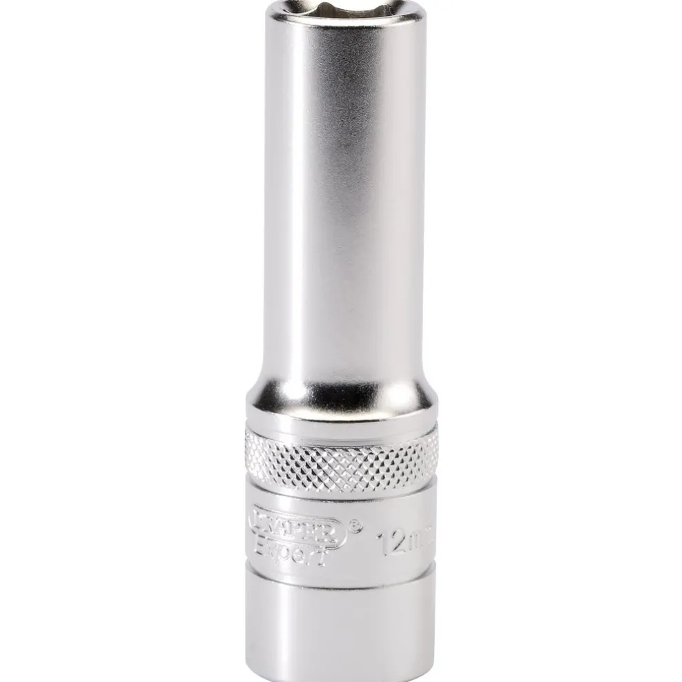 Draper Expert 6 Point Metric Deep Socket, 1/2" Sq. Dr., 12mm
