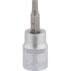 Draper Expert Socket with Hexagonal Bit, 3/8" Sq. Dr., 4mm