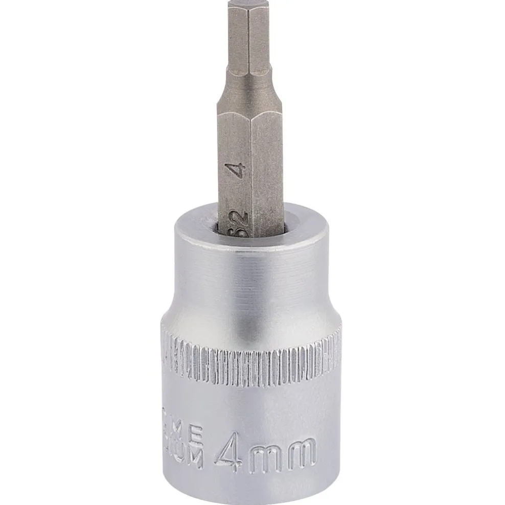 Draper Expert Socket with Hexagonal Bit, 3/8" Sq. Dr., 4mm