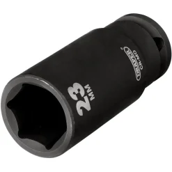 Draper Hi-TORQ® Deep Impact Socket, 1/2" Sq. Dr., 23mm