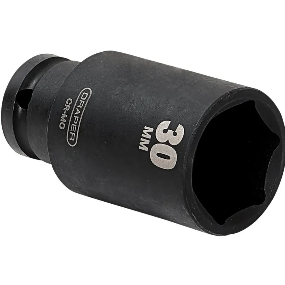 Draper HI-TORQ® Deep Impact Socket, 1/2" Sq. Dr., 30mm