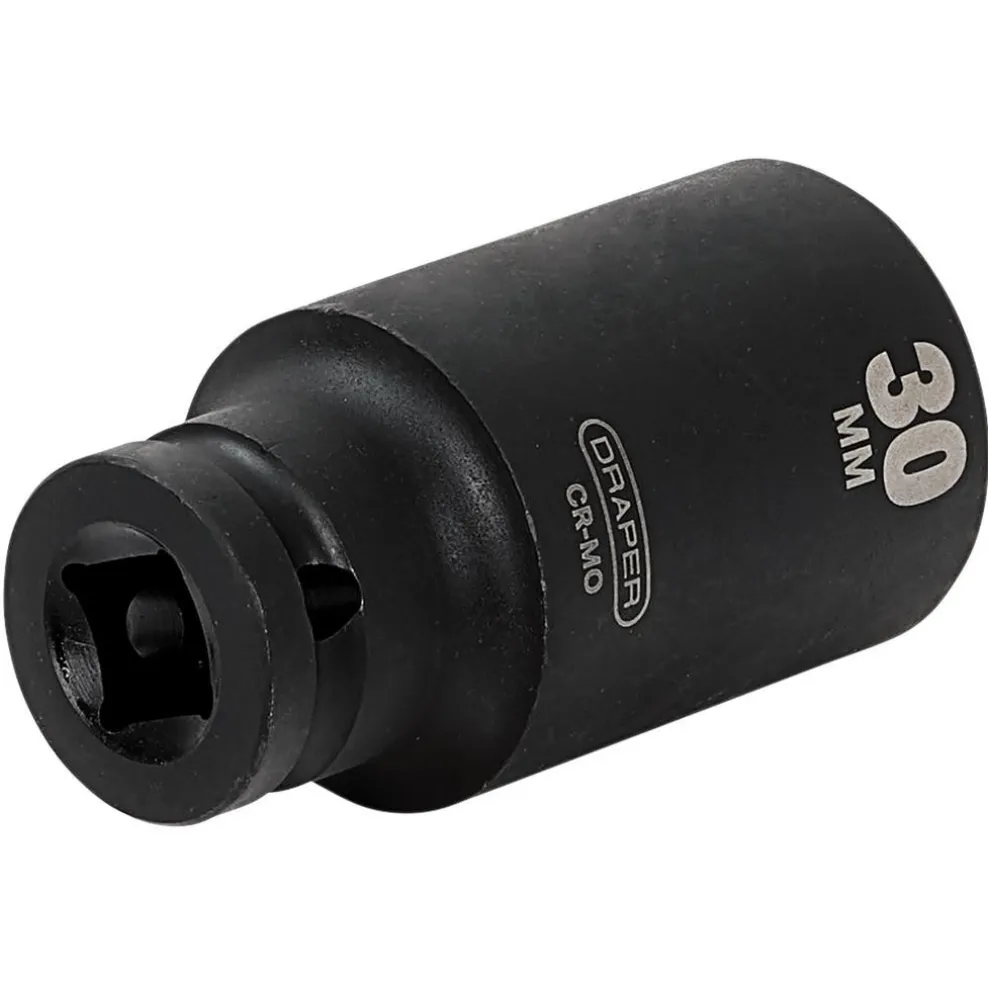 Draper HI-TORQ® Deep Impact Socket, 1/2" Sq. Dr., 30mm