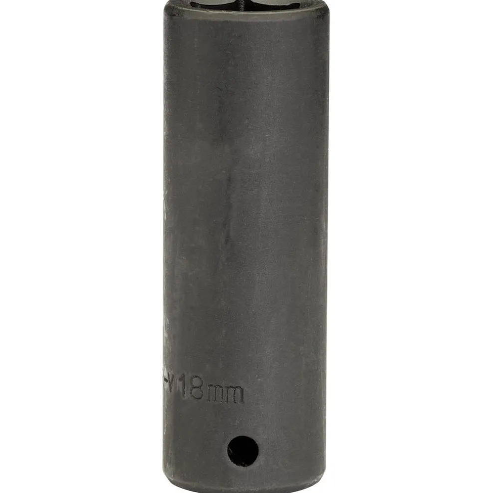 Draper HI-TORQ® Deep Impact Socket, 1/2" Sq. Dr., 18mm