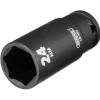Draper HI-TORQ® Deep Impact Socket, 1/2" Sq. Dr., 24mm