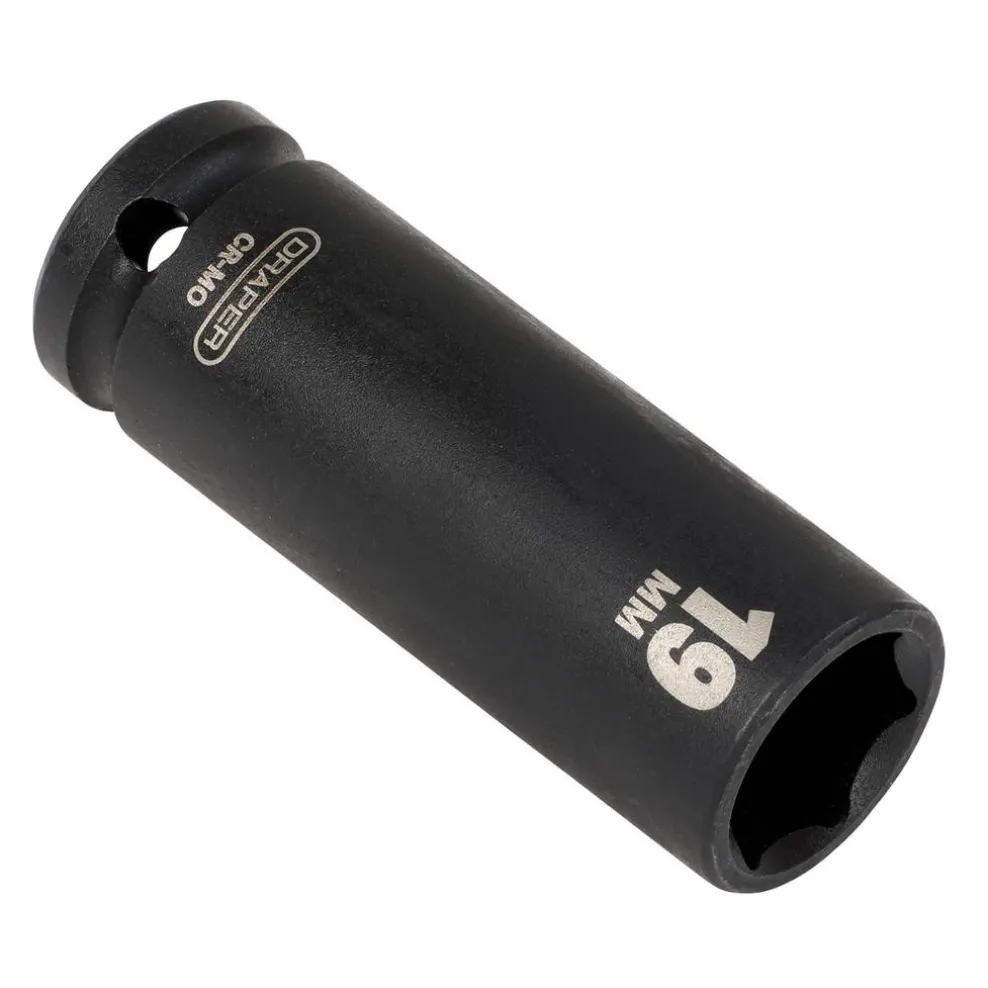 Draper HI-TORQ® Deep Impact Socket, 1/2" Sq. Dr., 19mm