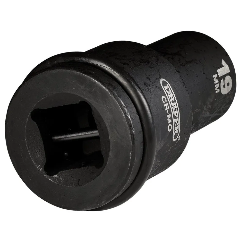 Draper Hi-TORQ® Deep Impact Socket, 3/4" Sq. Dr., 19mm