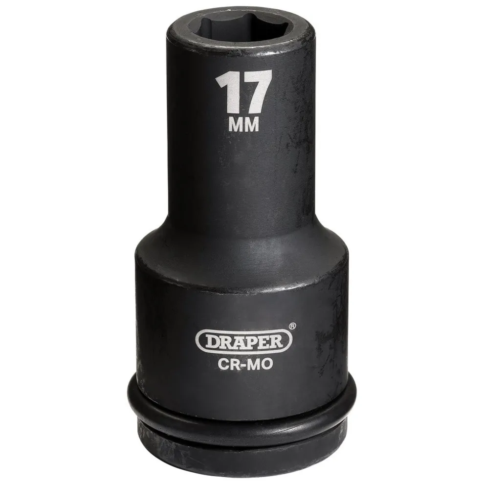 Draper Hi-TORQ® Deep Impact Socket, 3/4" Sq. Dr., 17mm