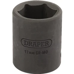 Draper HI-TORQ® Impact Socket, 1/2" Sq. Dr., 22mm