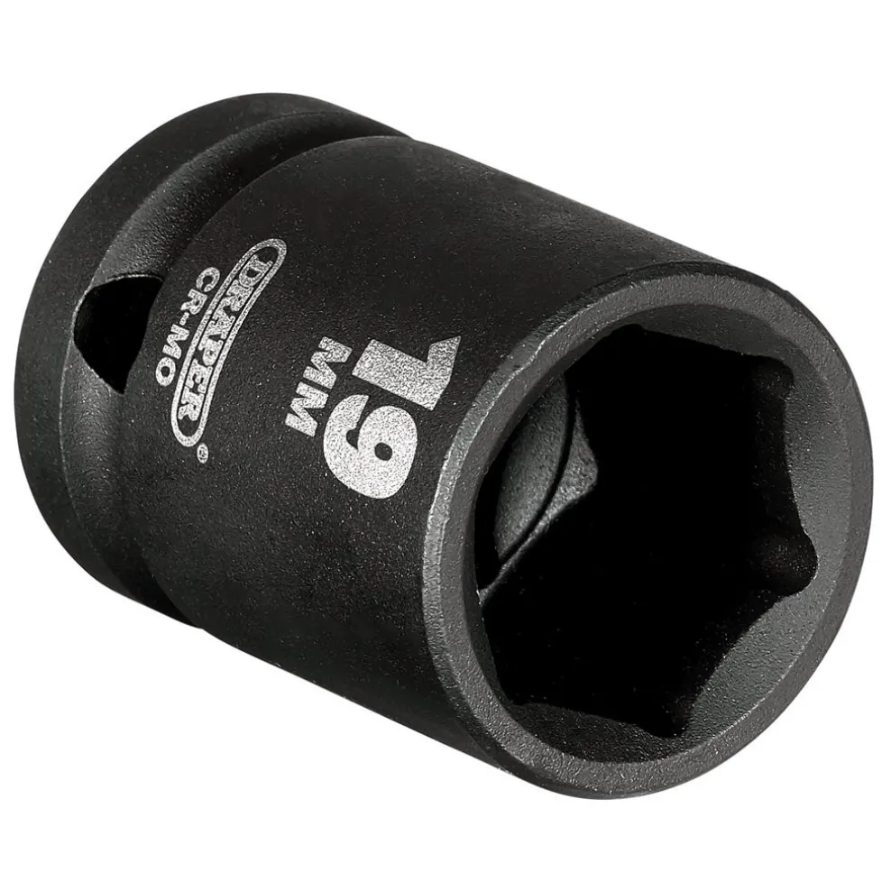 Draper HI-TORQ® Impact Socket, 1/2" Sq. Dr., 19mm